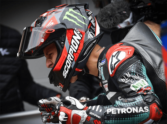 Fabio Quartararo earned his third MotoGP victory of the year Sunday.  (MotoGP Photo)