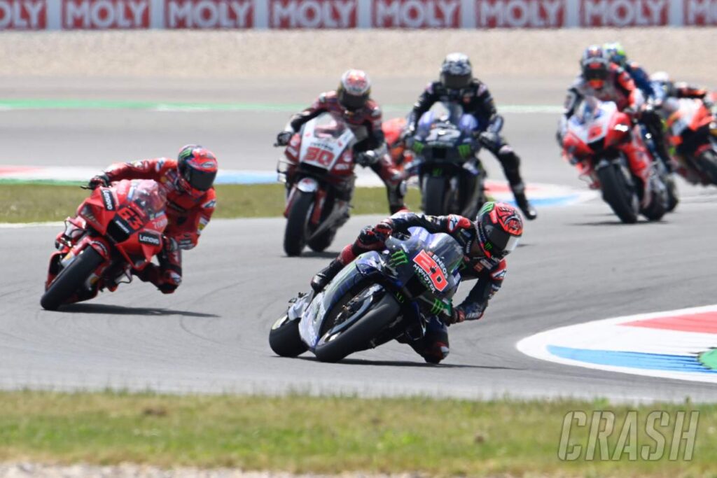 Dutch MotoGP: Quartararo passes 'impossible to overtake' Bagnaia for Assen win |  MotoGP