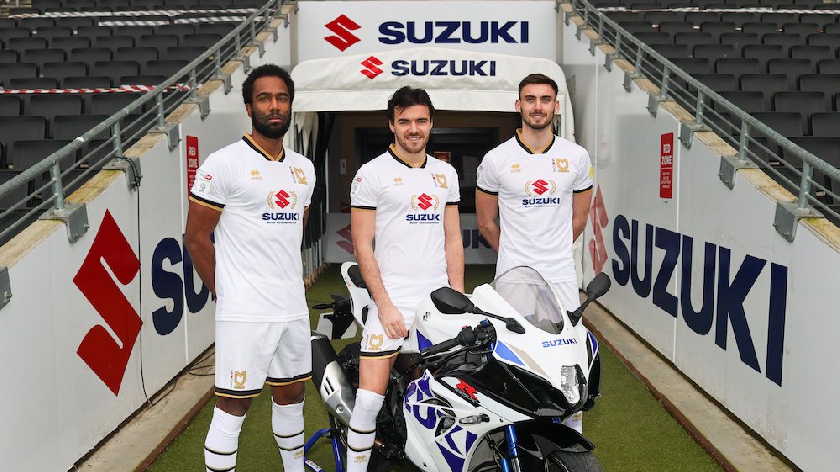 MK Dons to Don a celebratory Suzuki shirt on Saturday - MKFM 106.3FM