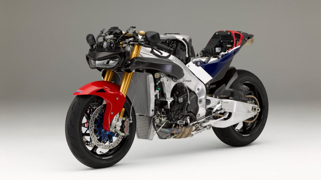 Technique MotoGP : Honda RC213V-S, and ADN de MotoGP in a moto de series (2/2)