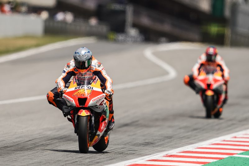 Potential building day for the Repsol Honda Team in Barcelona