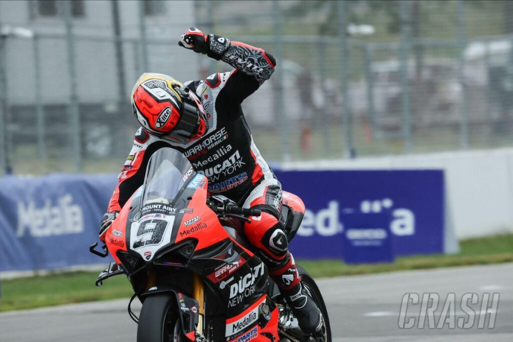 Gagne fall puts Danilo Petrucci back on top in MotoAmerica |  MotoGP
