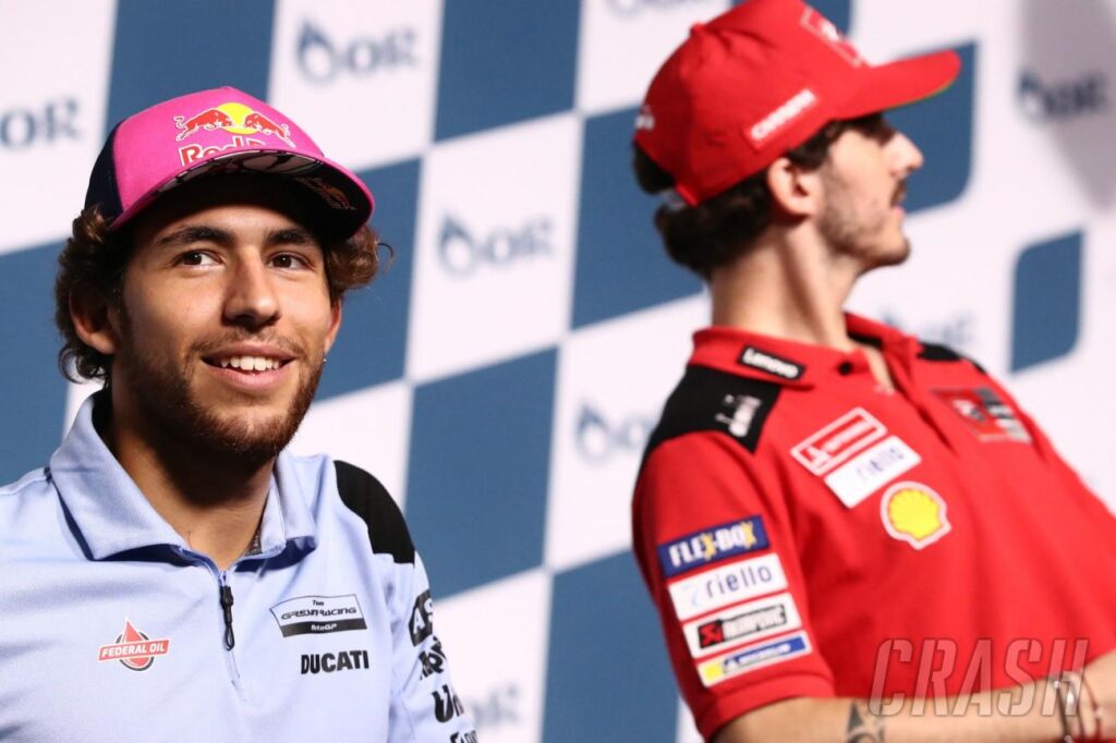 Enea Bastianini's salary and Ducati contract contains a clause which may be an incentive to beat teammate Francesco Bagnaia |  MotoGP