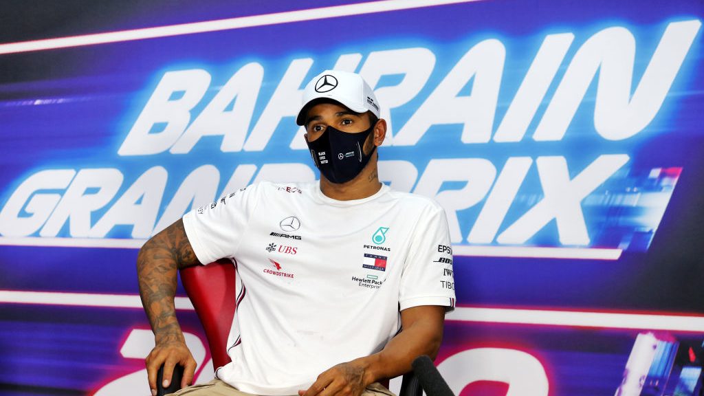 Lewis Hamilton Bahrain pole
