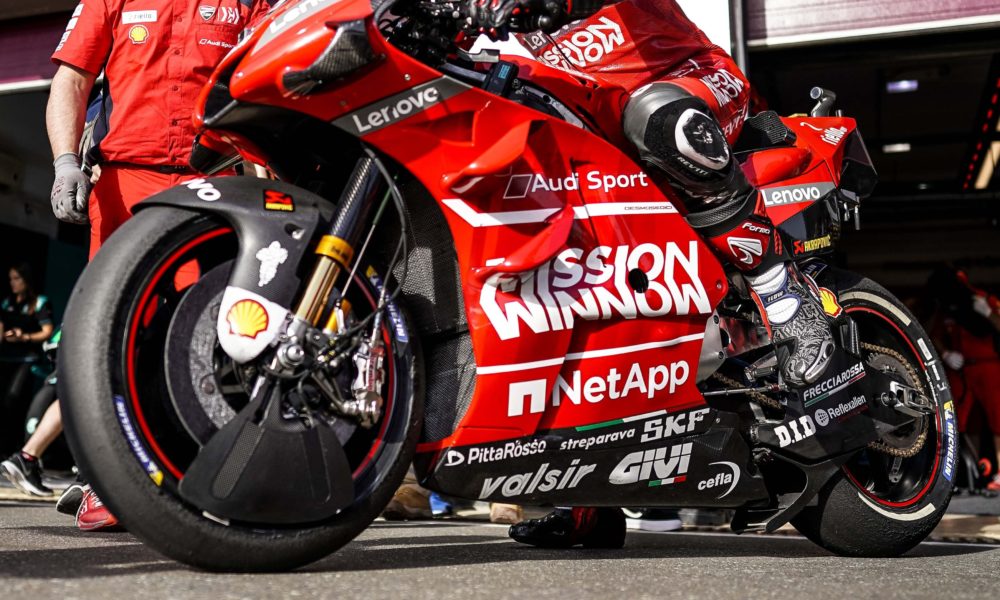MotoGP – Ducati without Mission Winnow logo at Le Mans