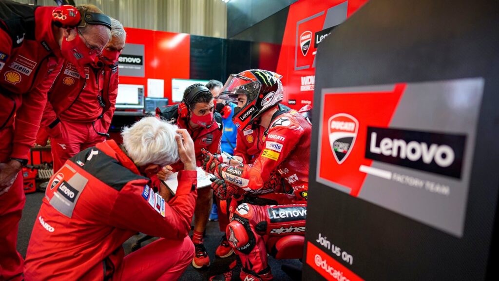 Is Ducati worried?  not at all