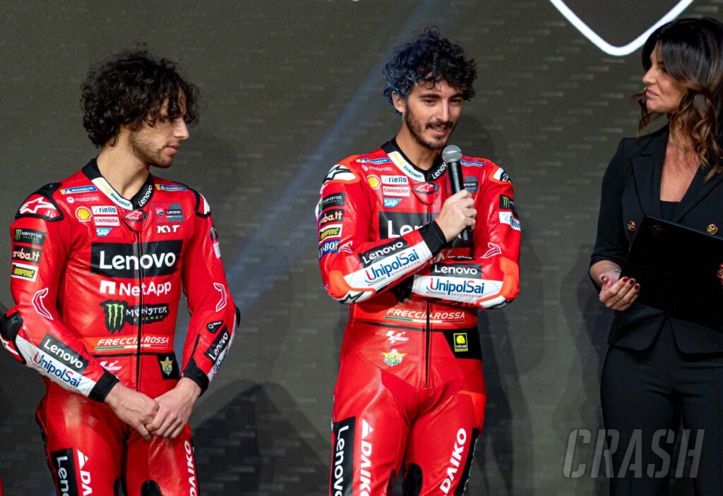 'Enea pushes like a bastard!'  - Bagnaia expects 'intense' Bastianini battles in MotoGP 2023 |  MotoGP