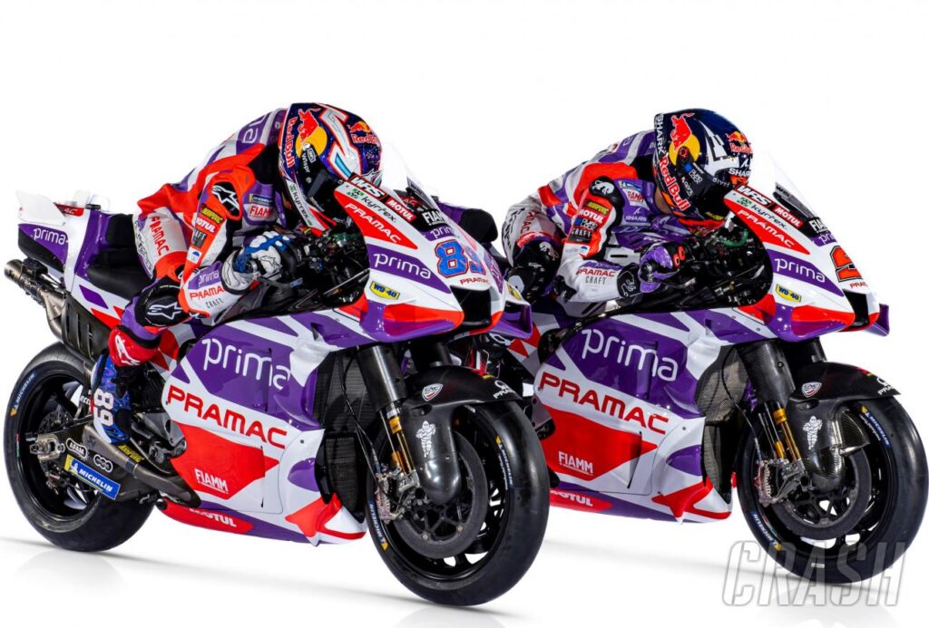 FIRST LOOK: Pramac Ducati's 2023 MotoGP livery for Johann Zarco, Jorge Martin |  MotoGP