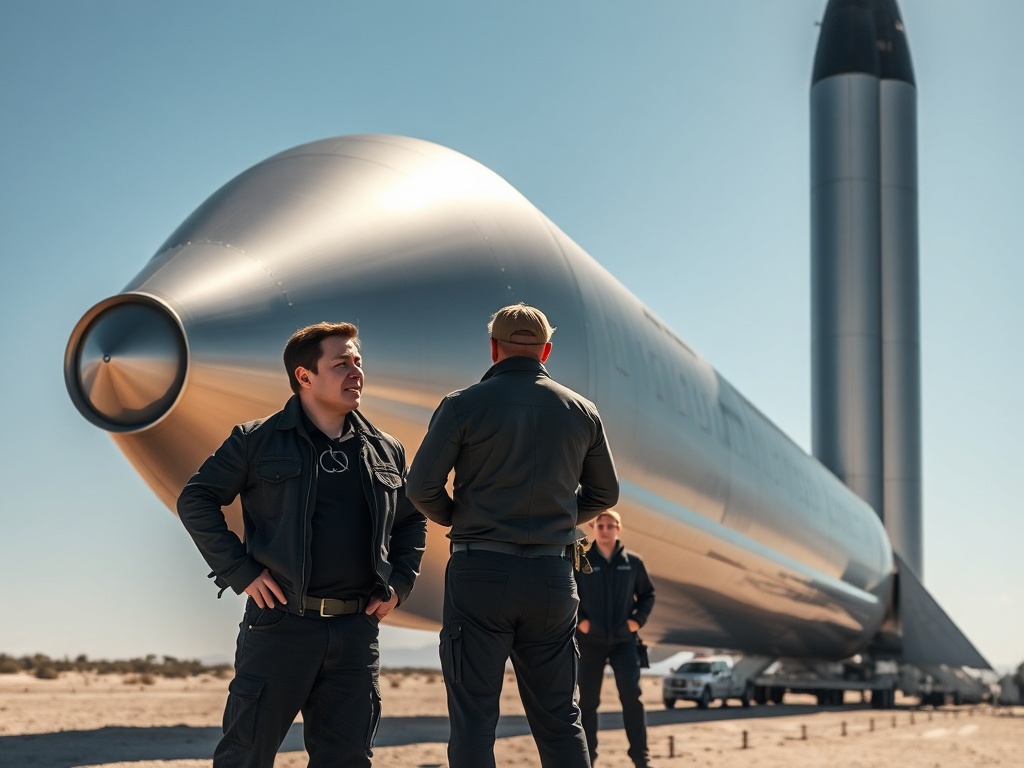 SpaceX reveals Mars prototype
