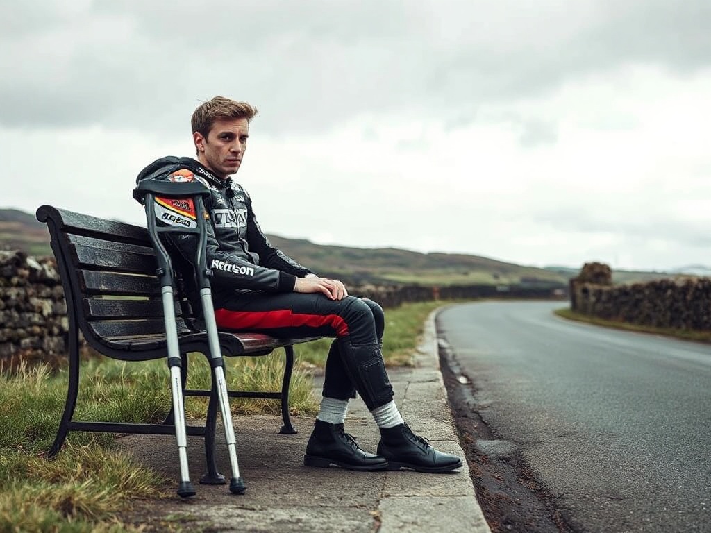 Isle of Man injury setback